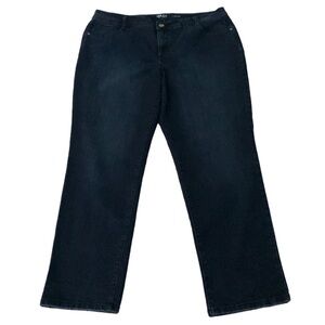 Style & Co High Rise, Jeans, Size 16W, Dark Wash Blue Denim